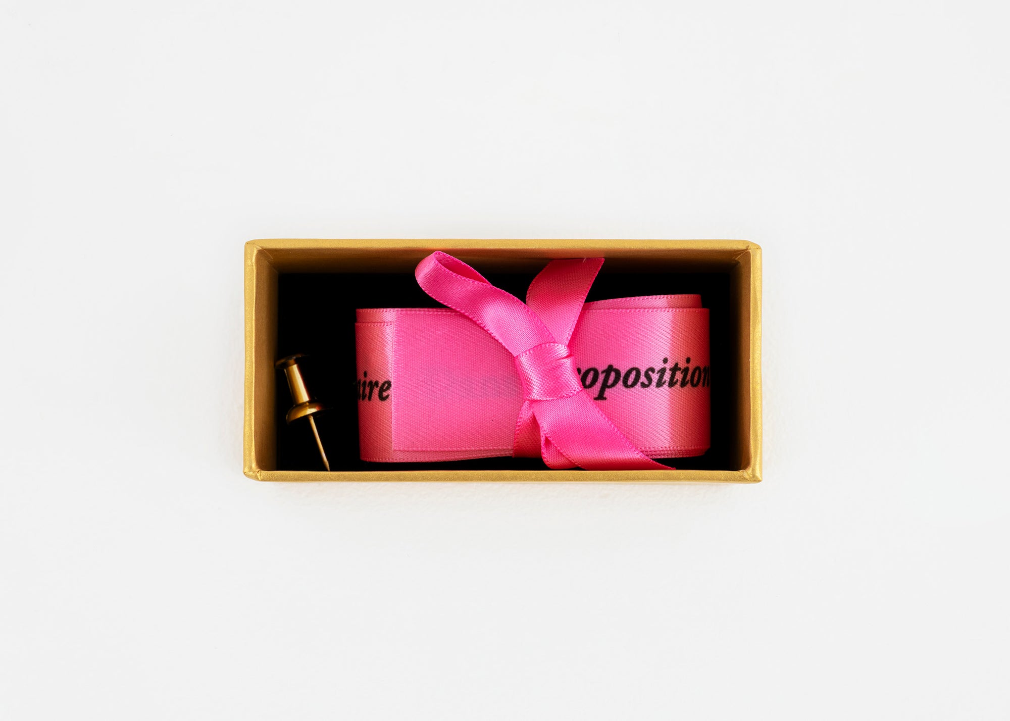 Sophie Calle - Proposition pour un rituel d'anniversaire, 2026 (Lipstick Pink)