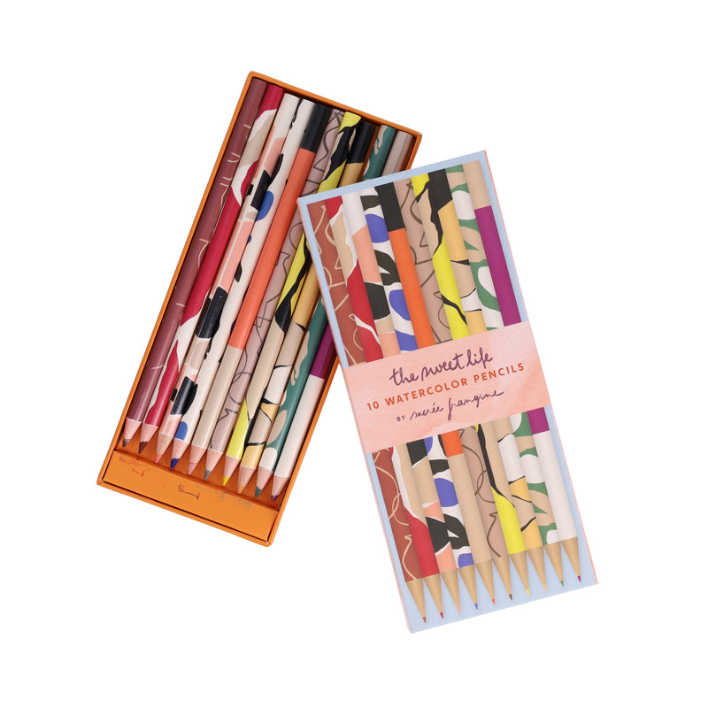 Sweet Life: 10 Watercolor Pencils