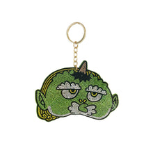 Load image into Gallery viewer, Takashi Murakami - Plush Glitter Keychain - Wind God
