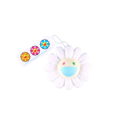 Takashi Murakami - Plush Flower Pin Keychain - White