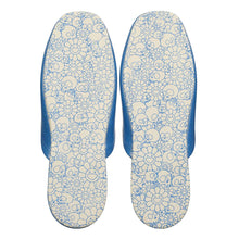 Load image into Gallery viewer, Takashi Murakami - Flower Vinyl Slippers (Blue)
