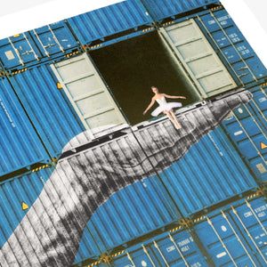 JR - Ballerina in Containers, On the Edge, Le Havre, France, 2023
