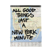 Load image into Gallery viewer, Benny Cruz - Subway Map Gratitude (All Good Things Last)
