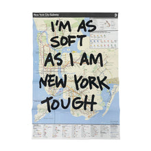 Load image into Gallery viewer, Benny Cruz - Subway Map Gratitude (I&#39;m as Soft as I Am New York Tough)
