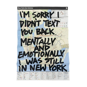 Benny Cruz - Subway Map Gratitude (I'm Sorry I Didn't Text You Back)