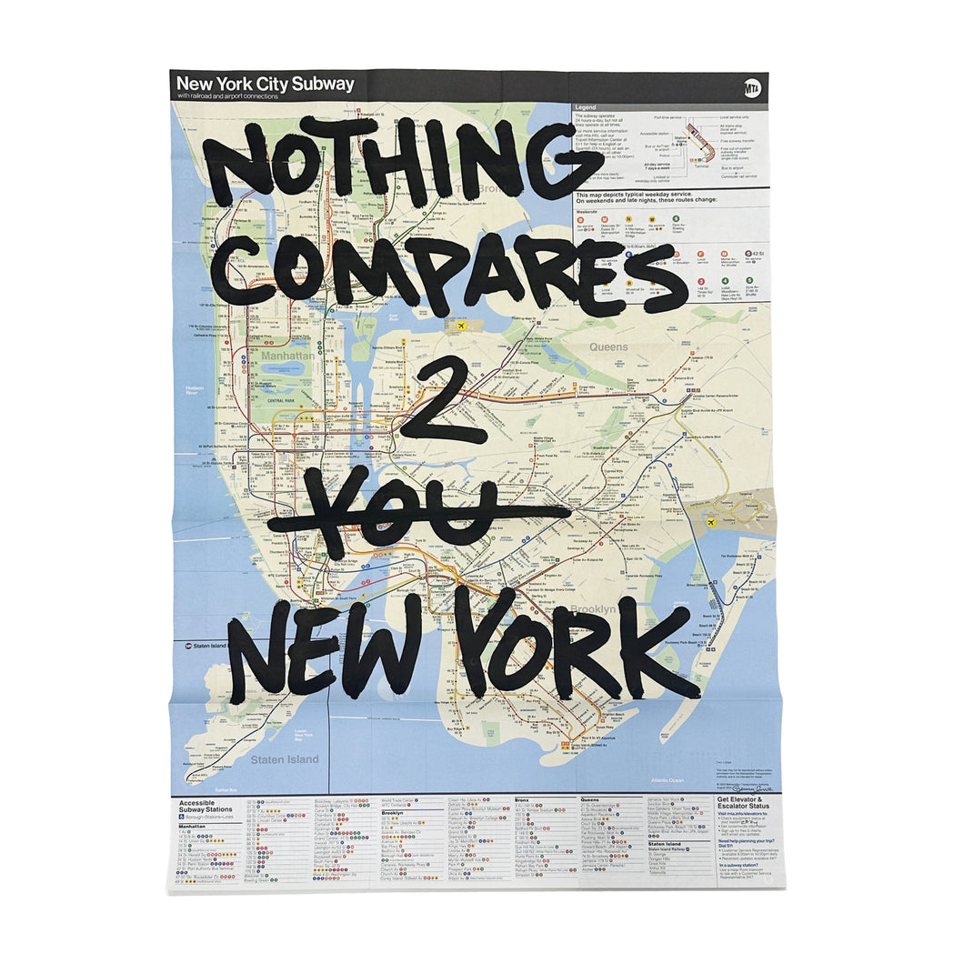 Benny Cruz - Subway Map Gratitude (Nothing Compares 2 You New York)