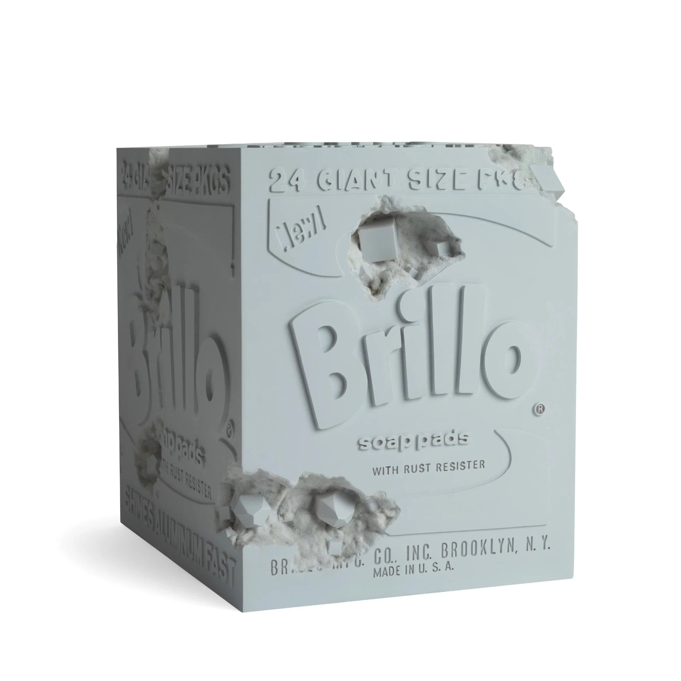 Daniel Arsham Eroded Brillo Box ウォーホル 167: DANIEL ARSHAM X THE ANDY WARHOL MUSEUM, Eroded Brillo