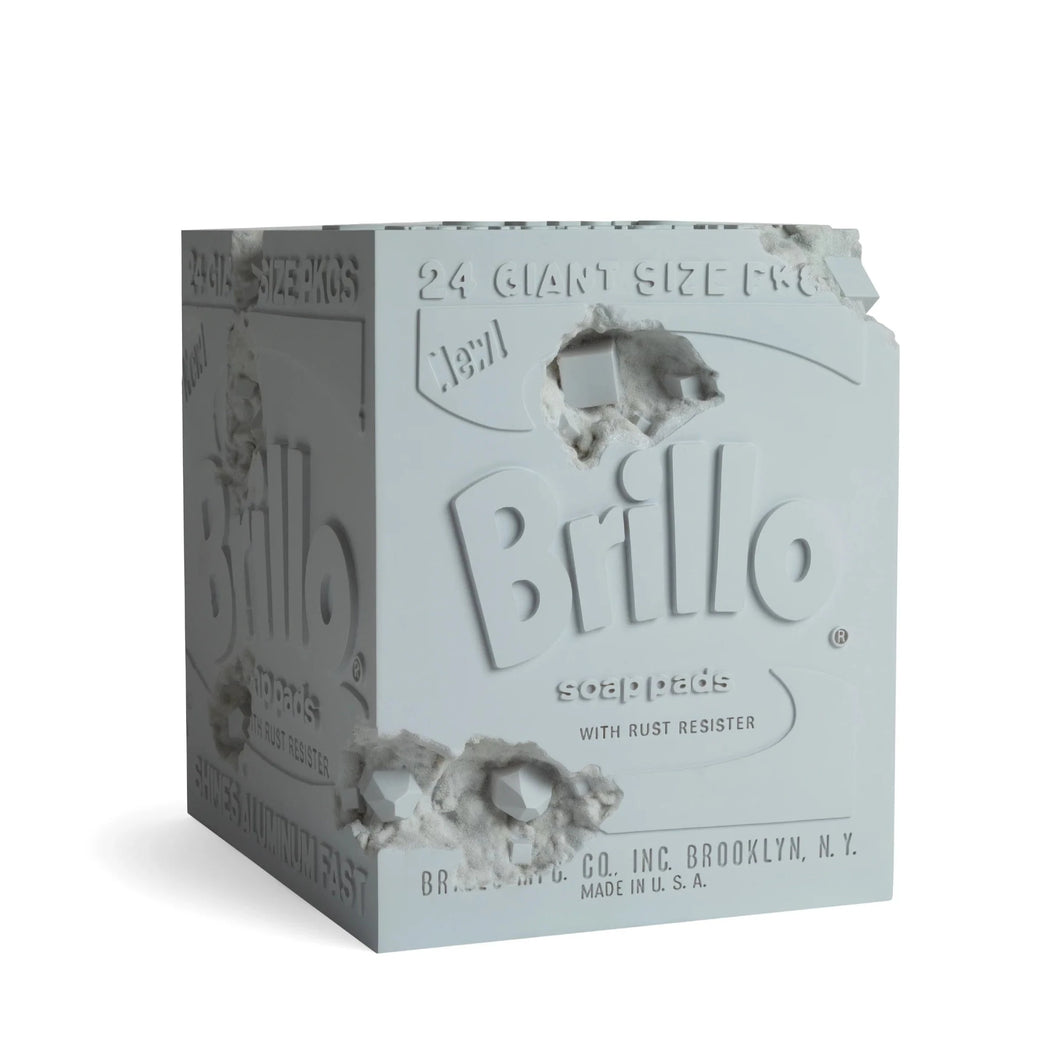Daniel Arsham - Eroded Brillo Box (Blue) – Perrotin New York Daniel Arsham - Eroded Brillo Box (Blue) – Perrotin New York