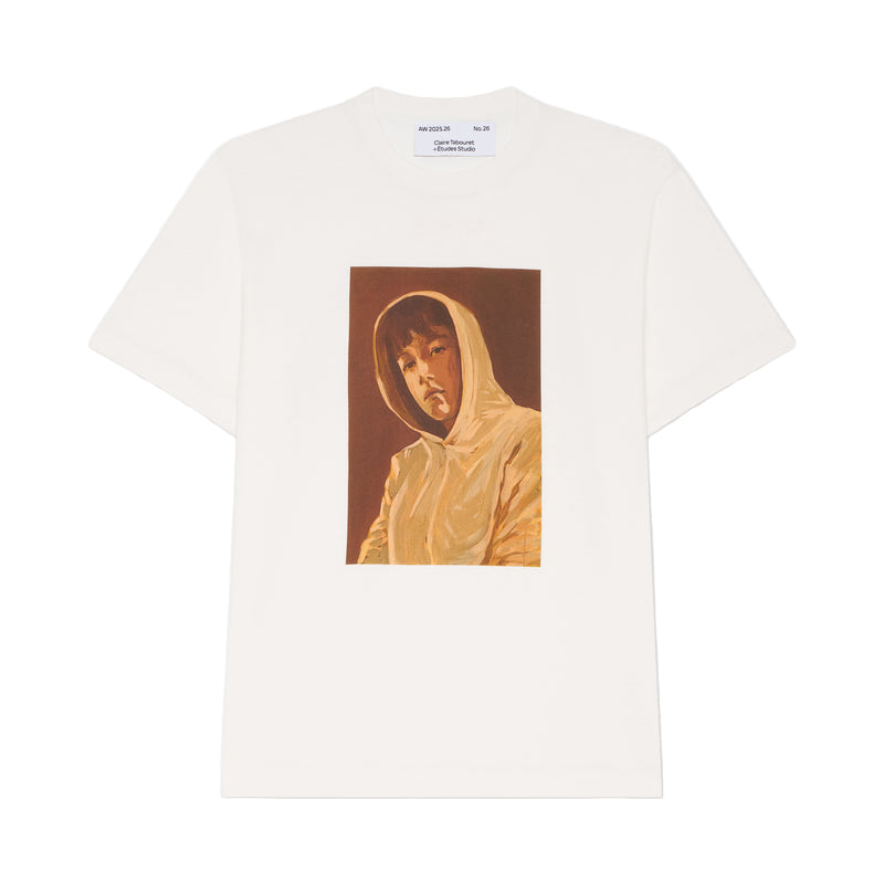 Claire Tabouret x Études - Short-Sleeve Ivory Shirt