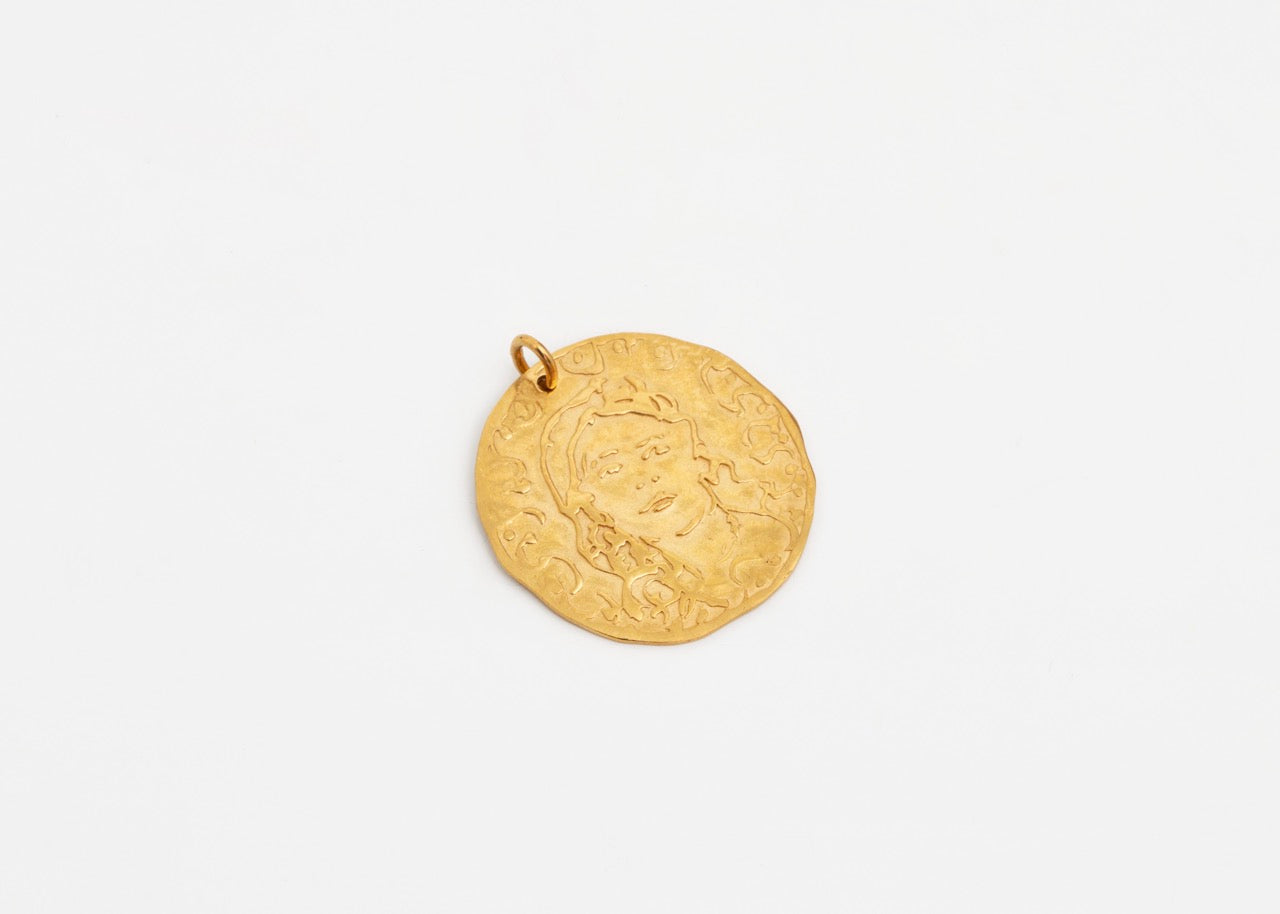 Claire Tabouret - Portraits with Curls Medallion