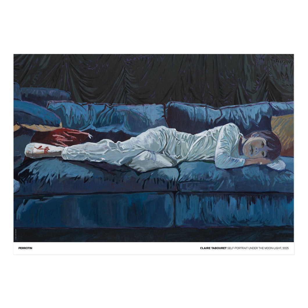 Claire Tabouret - Self-Portrait Under the Moonlight (Signed)