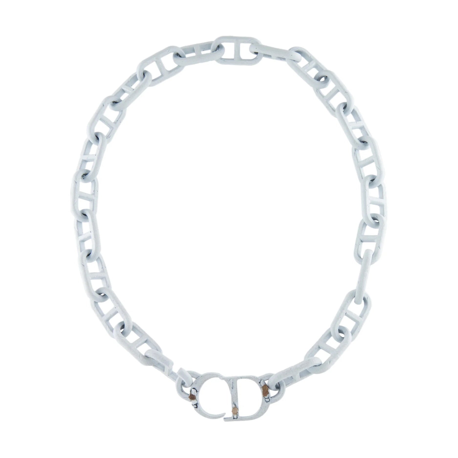 Daniel Arsham x Dior - CD Textured Chain Necklace - Perrotin New York