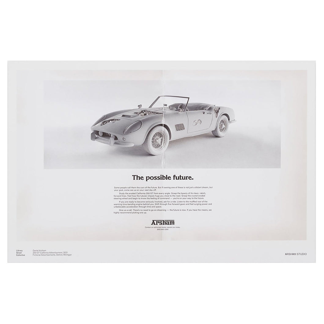 Daniel Arsham - Fictional Advertisement Poster - 250 GT California