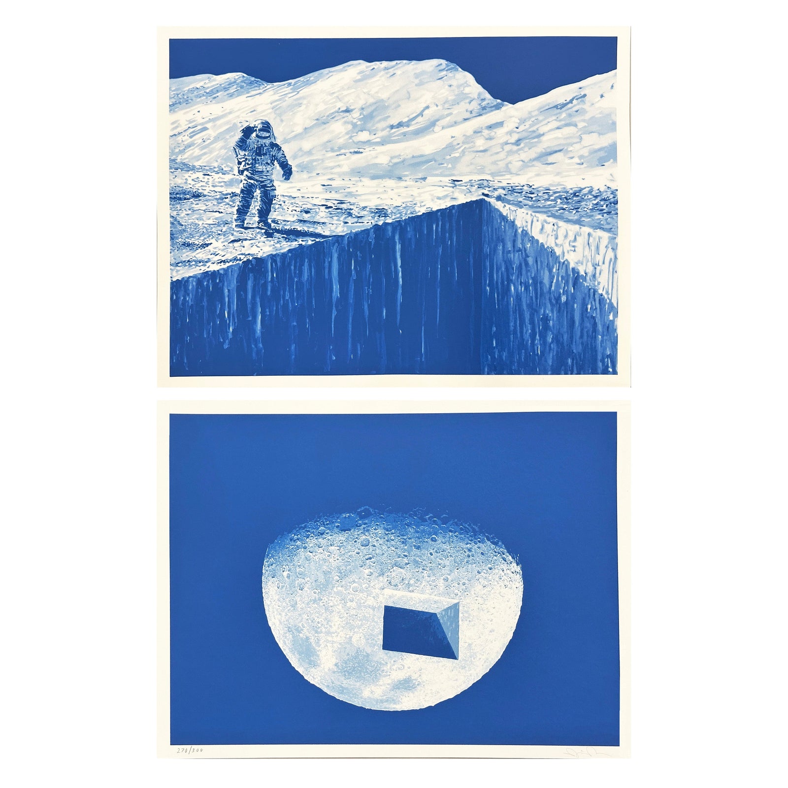 Daniel Arsham - Lunar Prints (Set of 2)