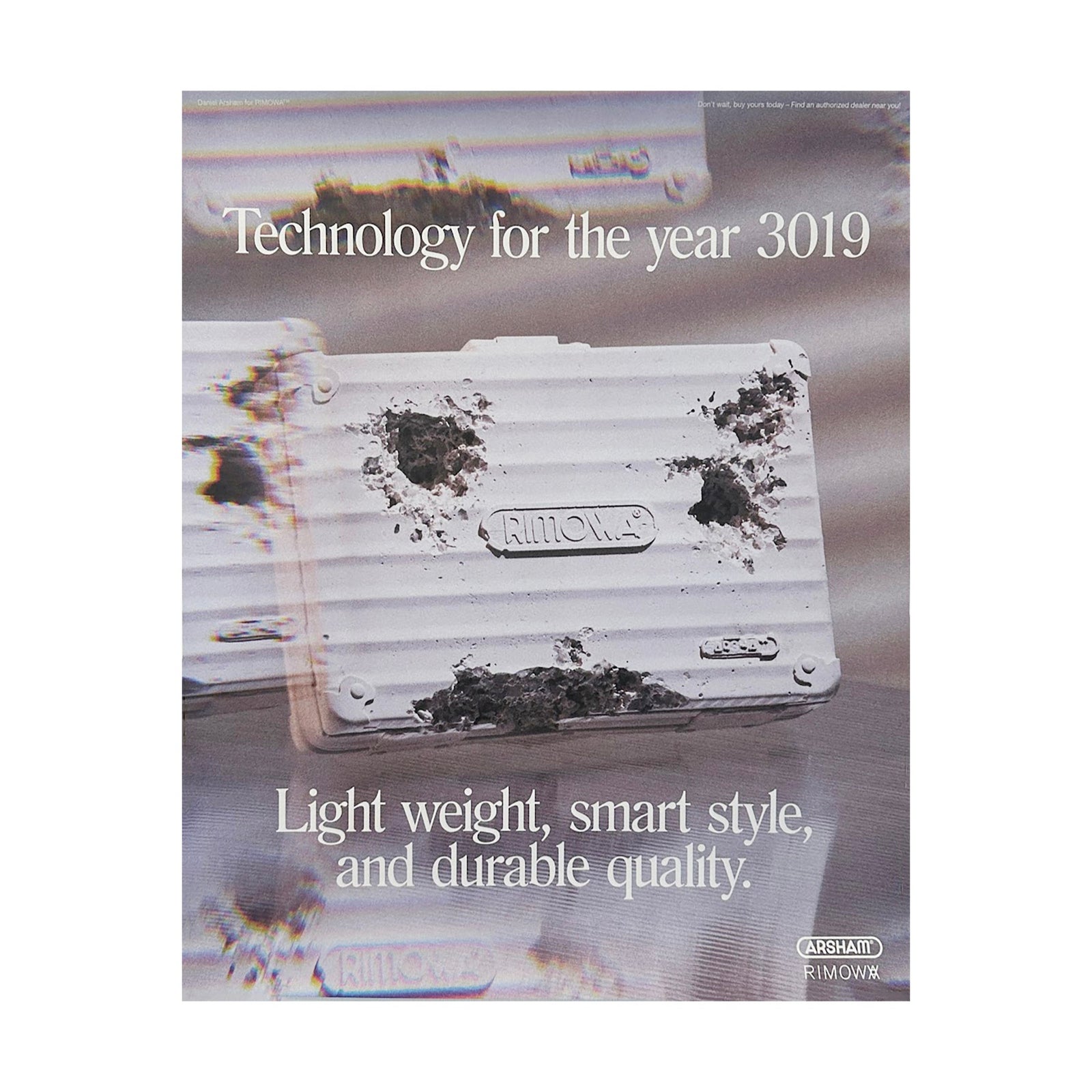 Daniel Arsham - Technology for the Year 3019 Poster