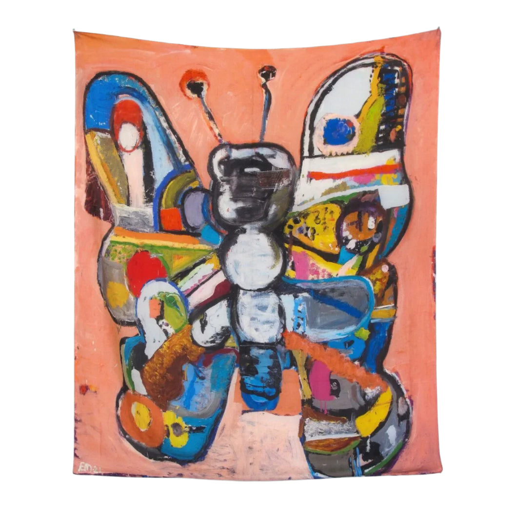 Eddie Martinez - Scarf - Untitled, 2023