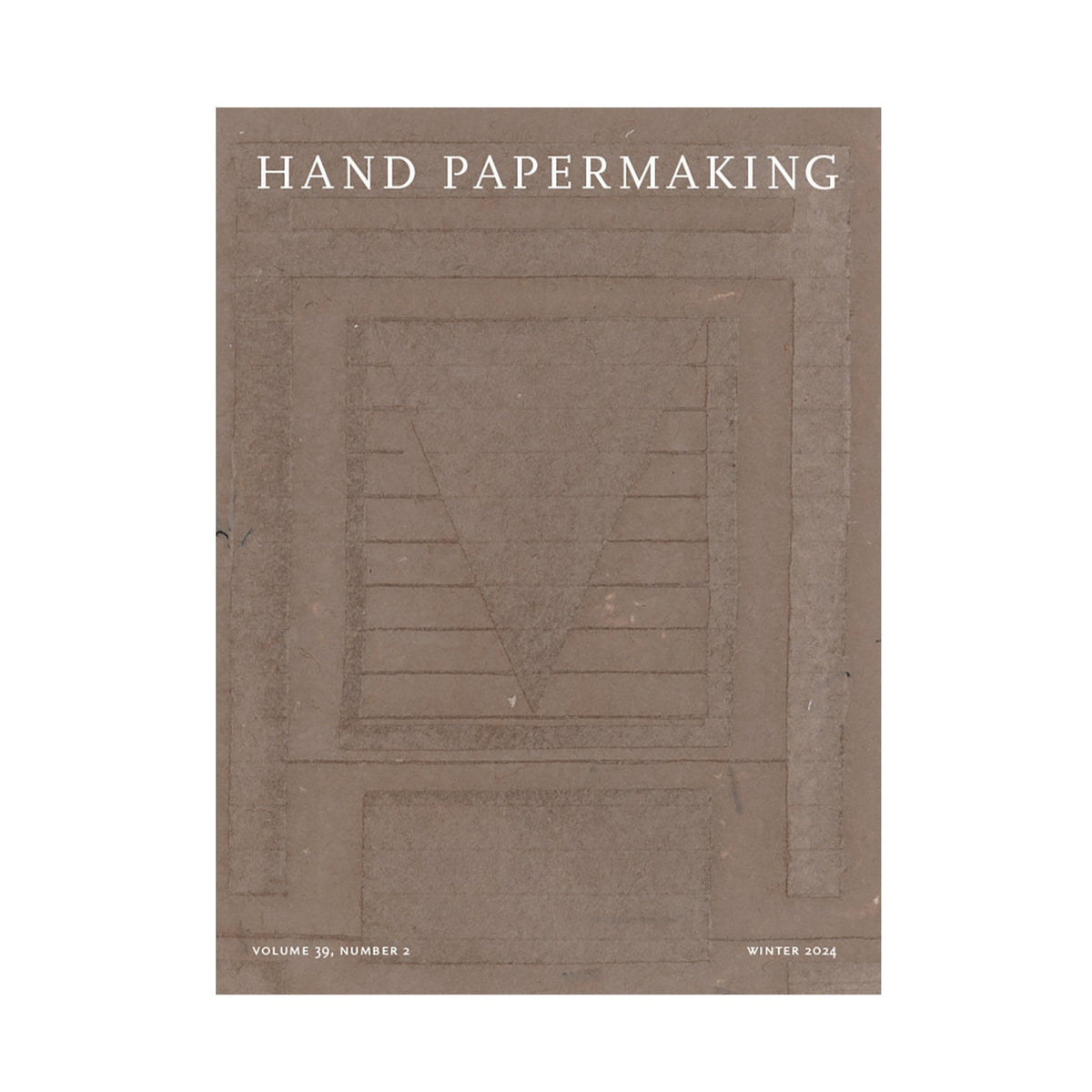 Hand Papermaking Magazine: Vol. 39, Winter 2024 – Perrotin New York