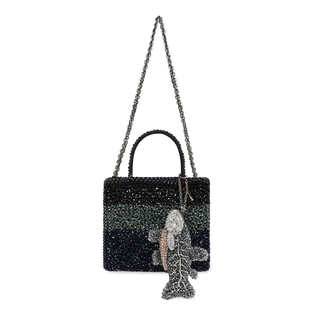 Izumi Kato x Anteprima - Fish Standard Z Crossbody Wirebag (with Charm)