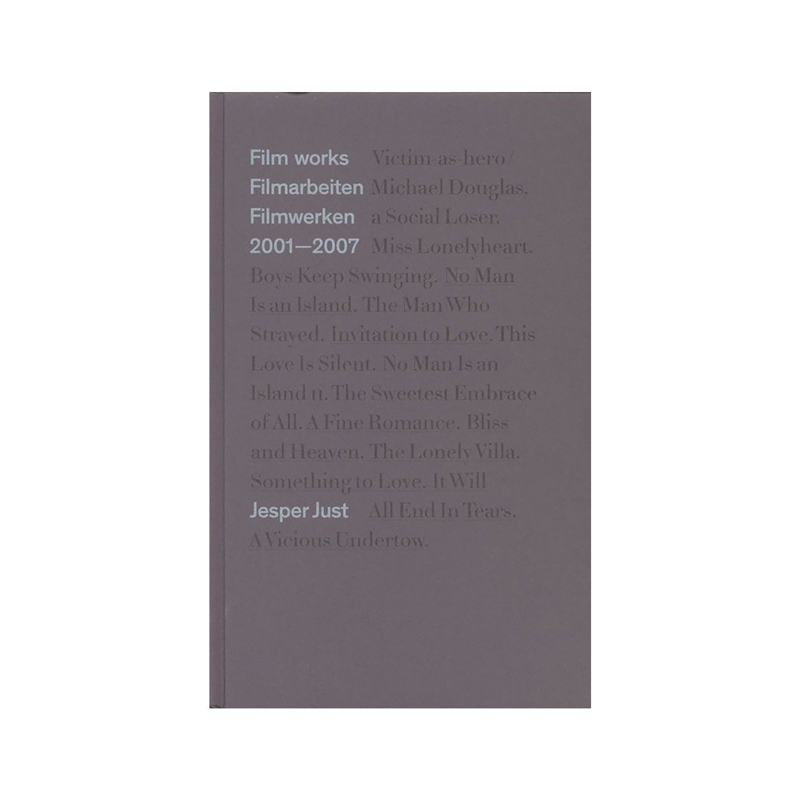 Jesper Just - Film Works 2001-2007