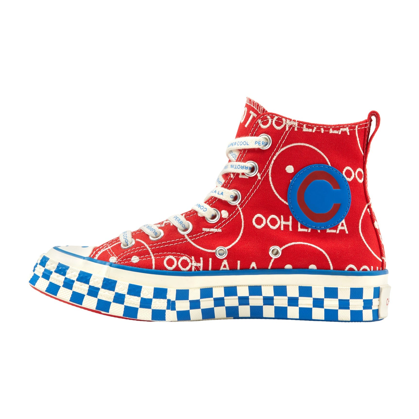 Nina Chanel Abney x Converse - Chuck 70 (Red/Blue) Shoes