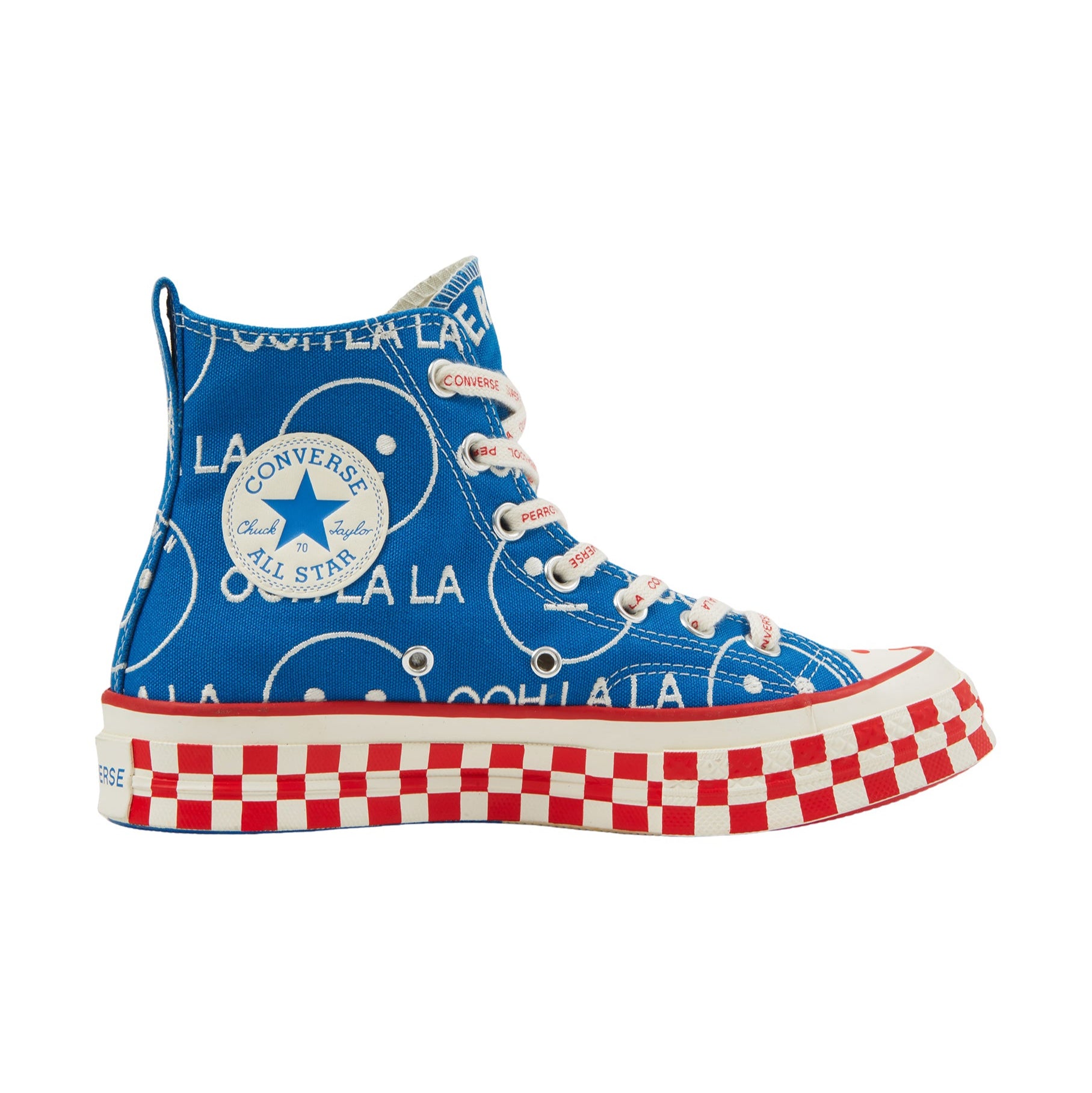 Nina Chanel Abney x Converse - Chuck 70 (Red/Blue) Shoes