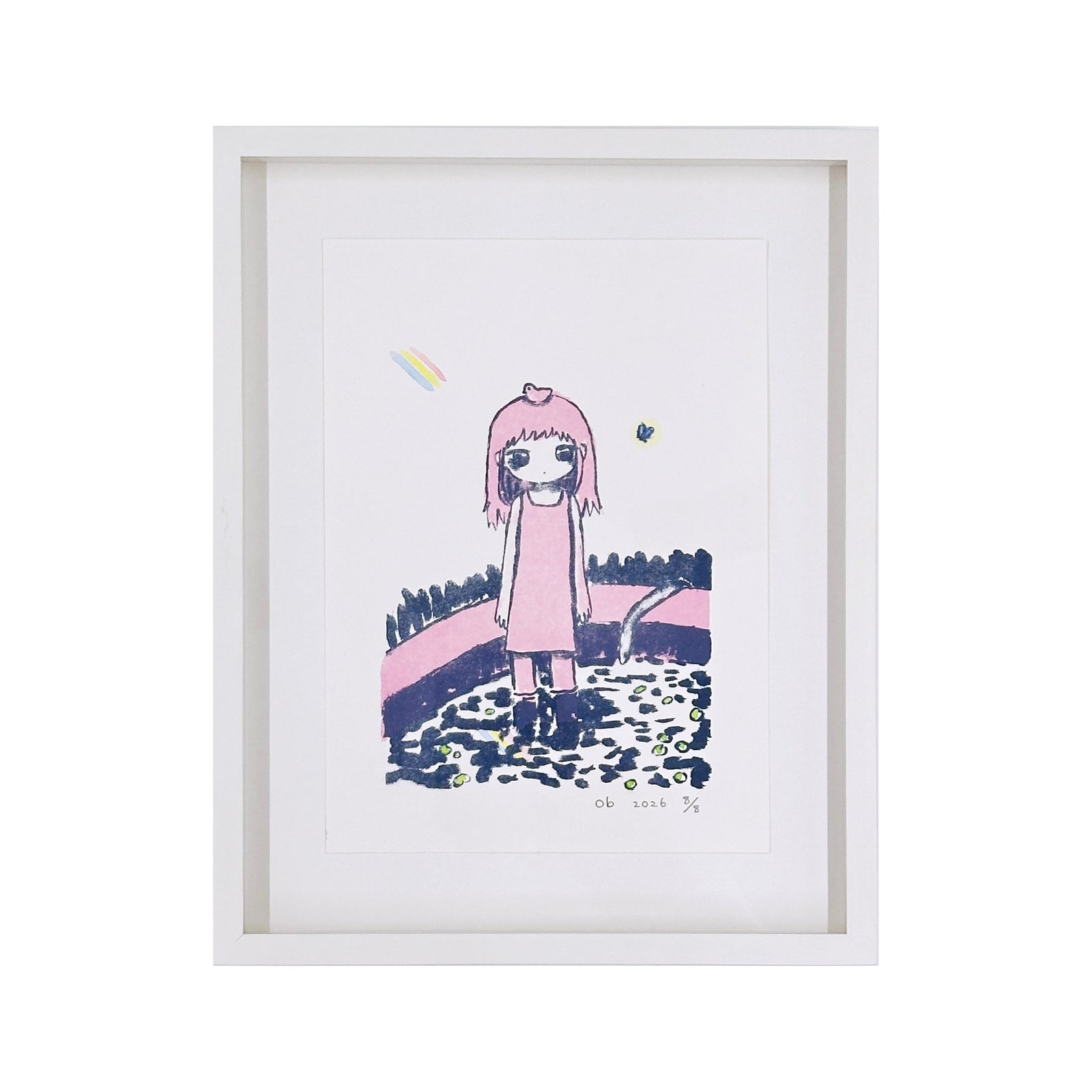 ob - Gathering by the Water 水辺の集い /, 2026 (Framed)