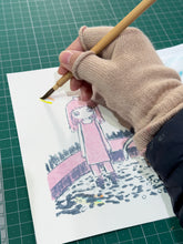 Load image into Gallery viewer, ob - Gathering by the Water 水辺の集い /, 2026 (Framed)
