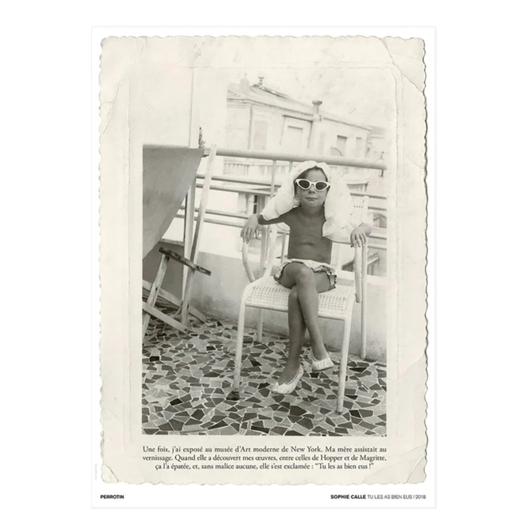 Sophie Calle - Tu les as Bien Eusi (Signed Poster)