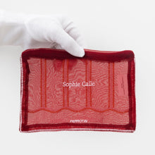 Load image into Gallery viewer, Sophie Calle - Behind the Curtain - Zipper Pouch
