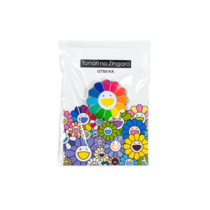 Takashi Murakami - Enamel Pin - Rainbow White Flower (Small)