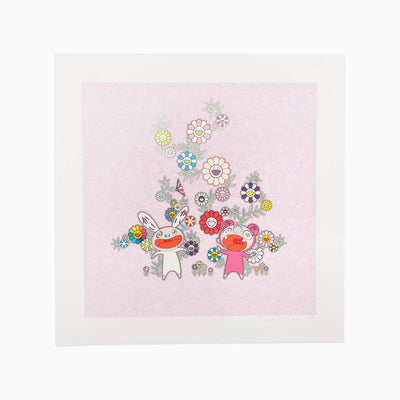 Takashi Murakami - Snow, Moon, and Flower: Flowers with Kaikai and Kiki