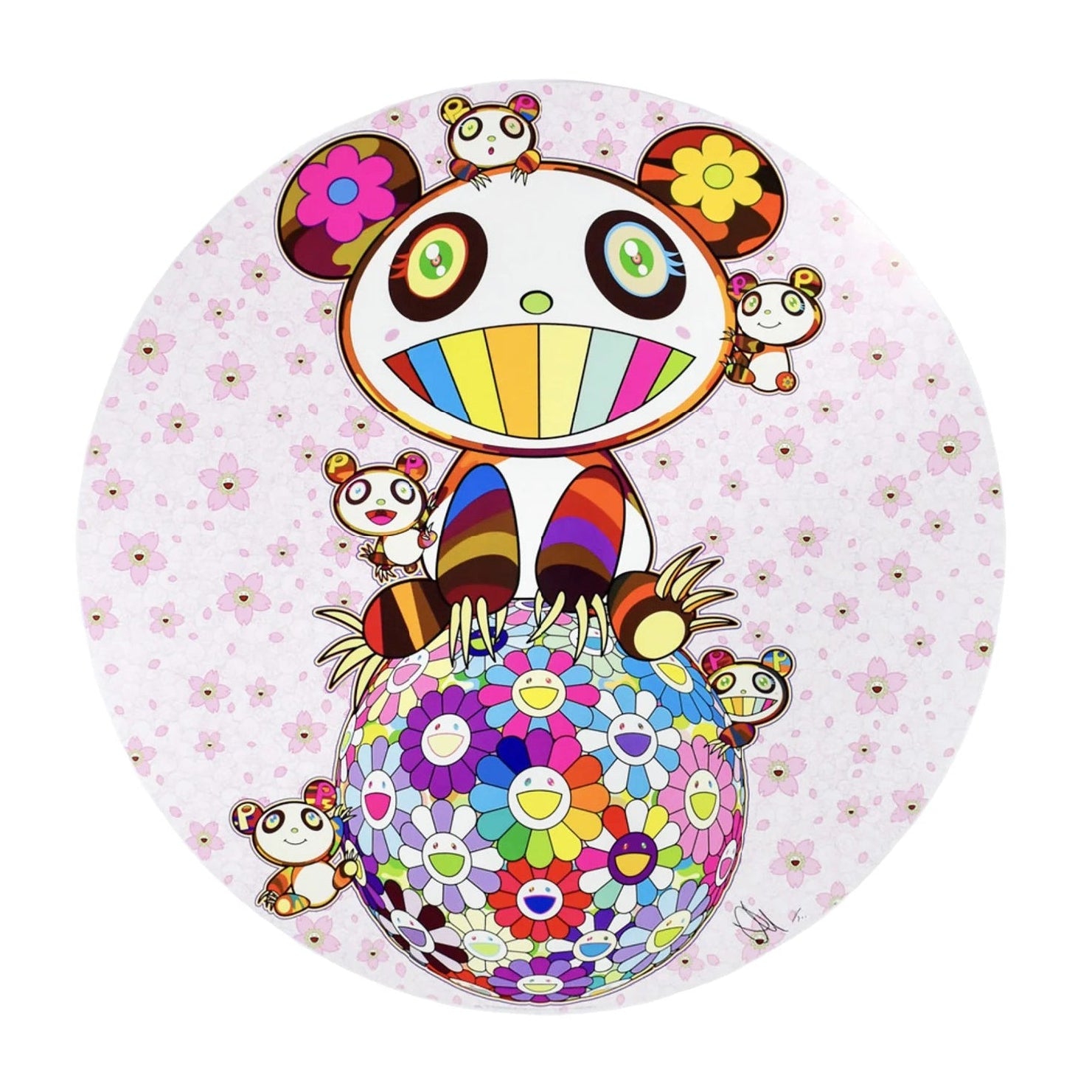 Takashi Murakami - Cherry Blossoms and Pandas, 2020 - Perrotin New