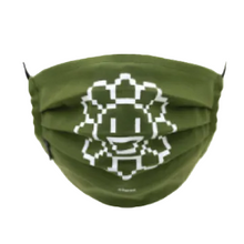 Load image into Gallery viewer, Takashi Murakami - Flower Face Mask (Moss Green)
