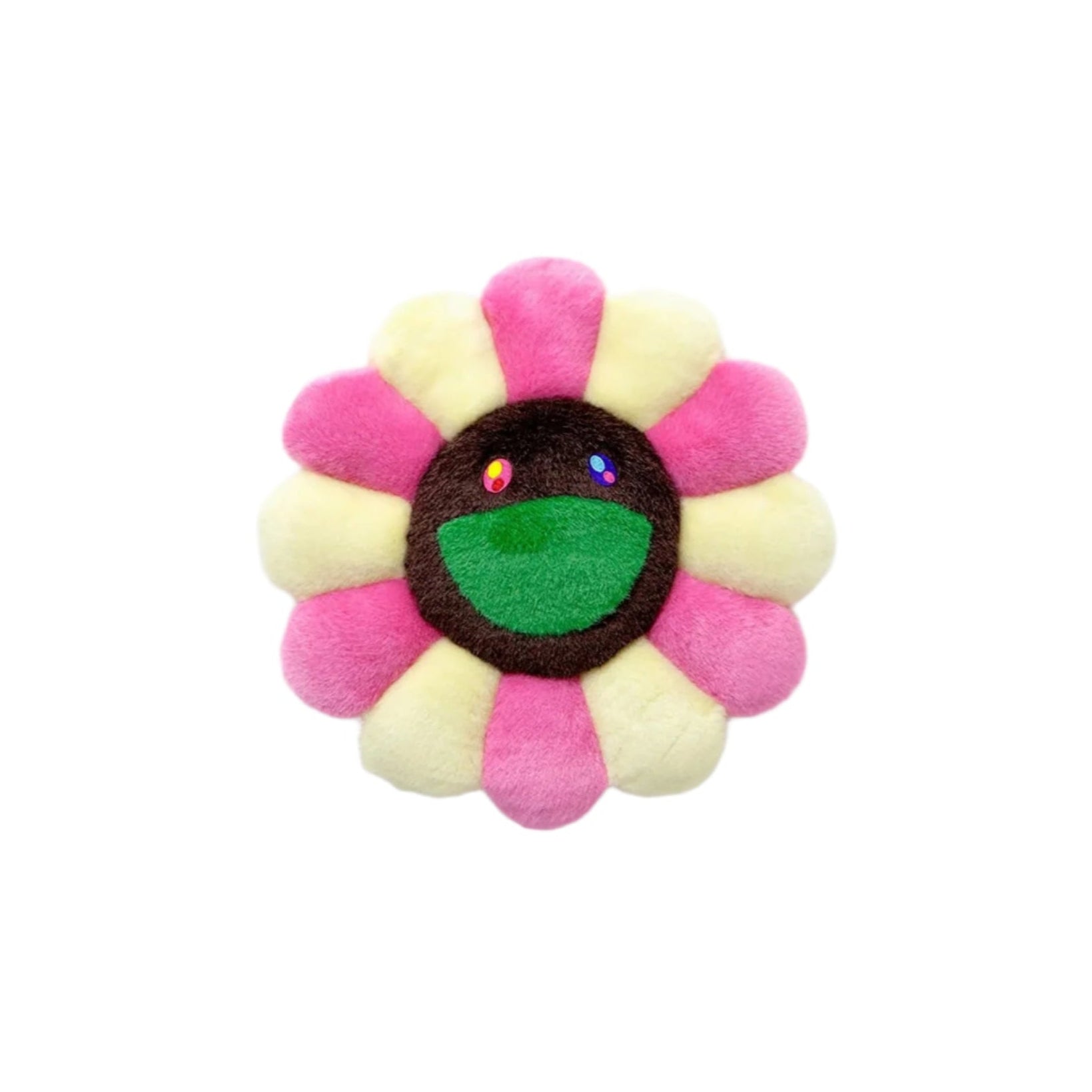 Takashi Murakami - Flower Pillow - Pink Ivory & Brown (30cm