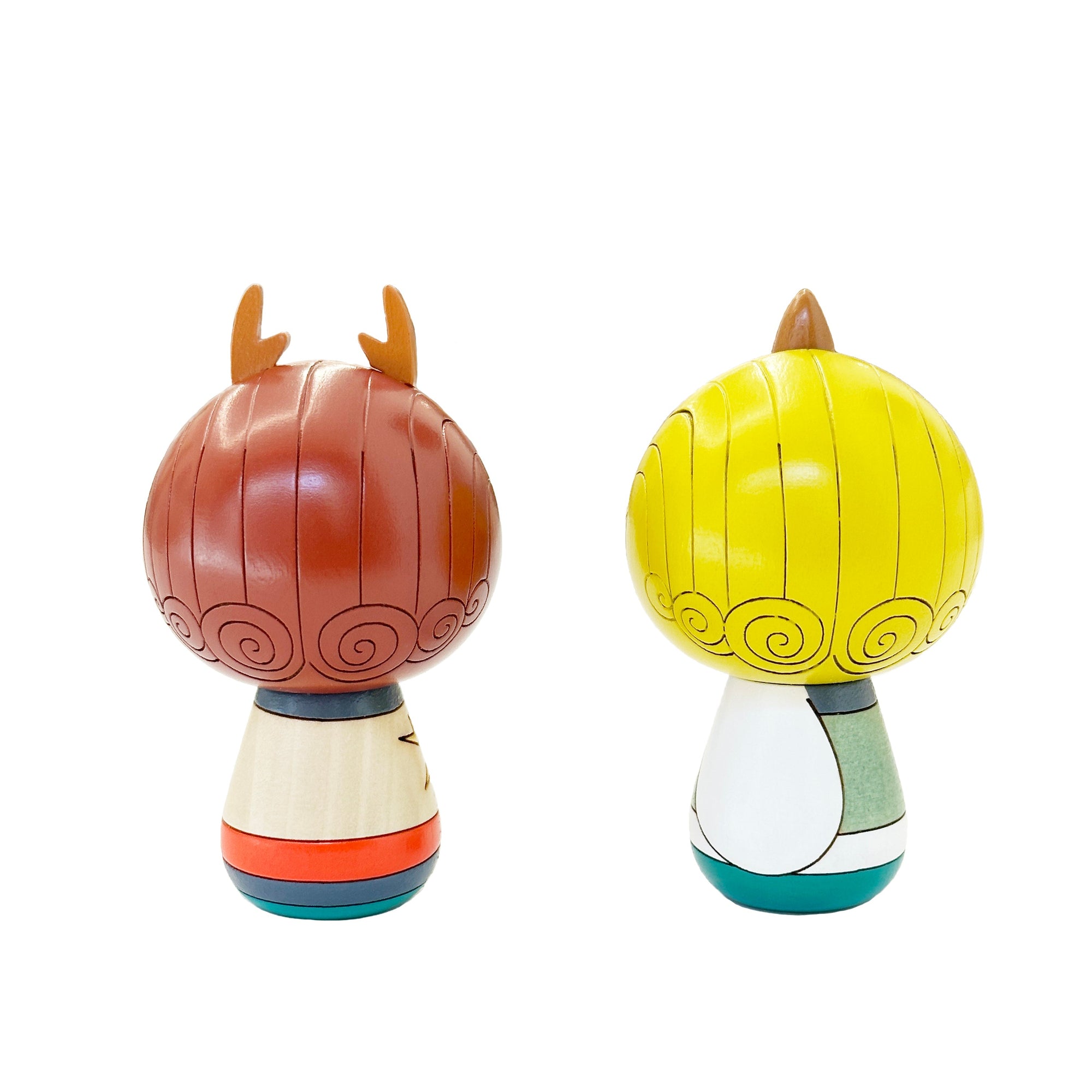 Takashi Murakami - Wind & Thunder God Kokeshi Dolls