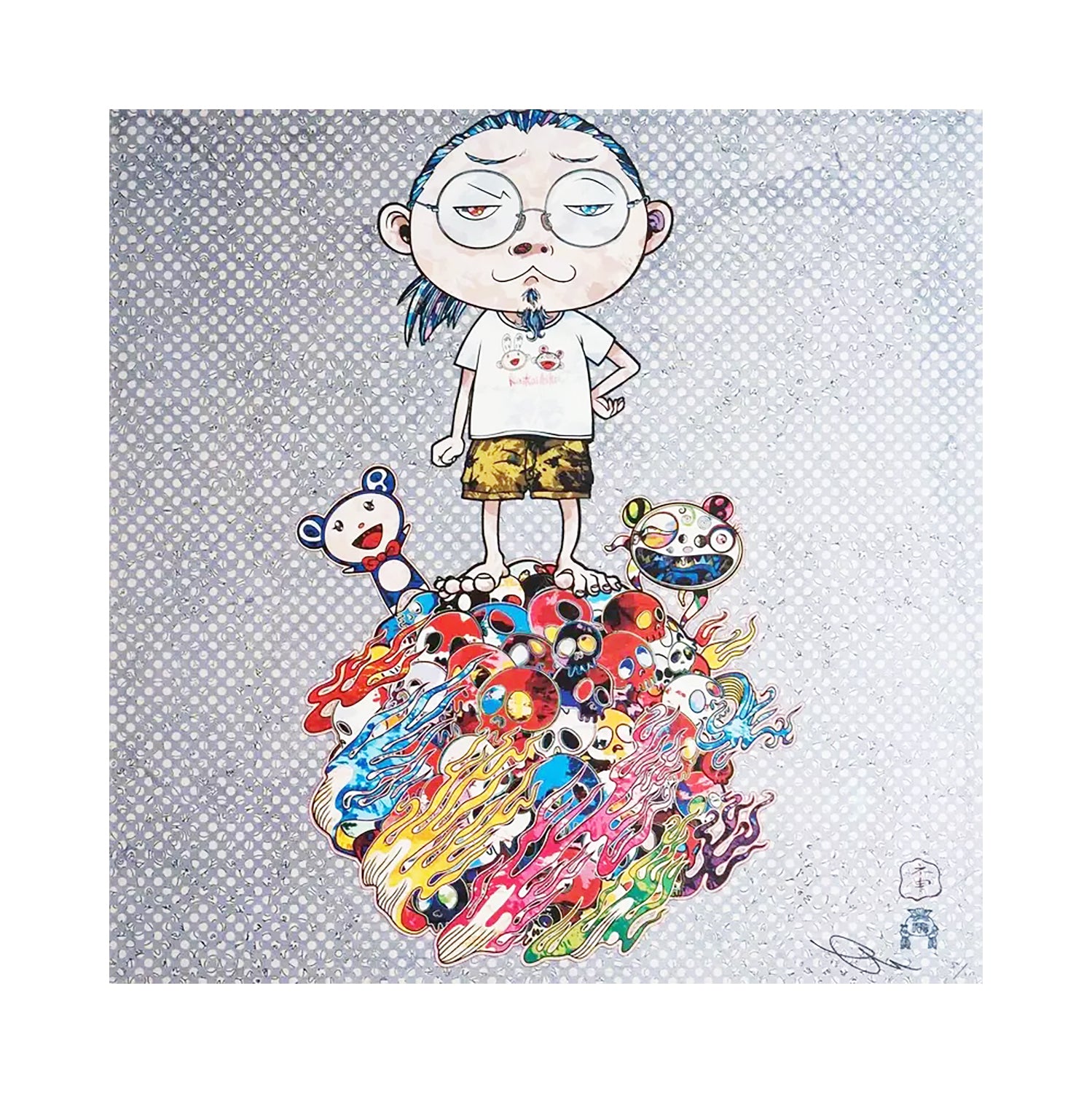 Takashi Murakami - Me and the Mr. DOBs, 2013 (Framed)