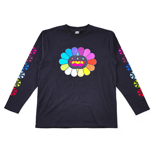 Takashi Murakami - Mononoke Flower (Black) - Long-Sleeve Shirt