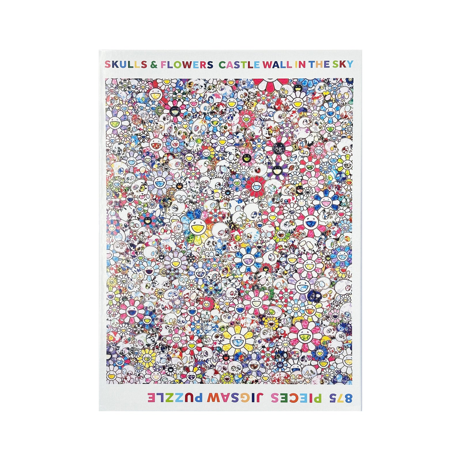 Takashi Murakami - Jigsaw Puzzle - Skulls & Flowers Castle Wall in the Sky