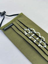 Load image into Gallery viewer, Takashi Murakami - Flower Face Mask (Moss Green)
