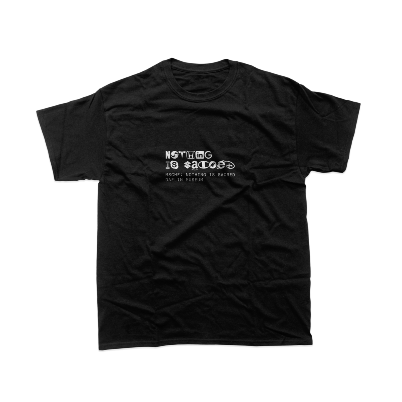 MSCHF - Nothing is Sacred: T-Shirt (Black) – Perrotin New York