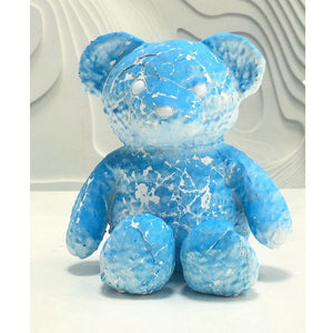 Daniel Arsham - Blue Cracked Bear