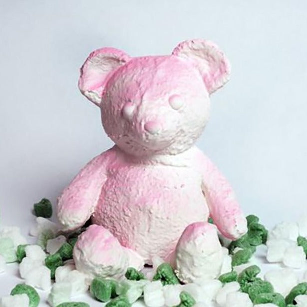 Daniel Arsham - Pink Cracked Bear