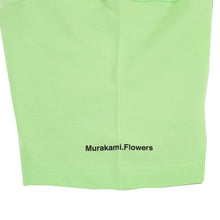 Load image into Gallery viewer, Takashi Murakami - Murakami.Flowers #0000 M.F. T-Shirt - Lime Green
