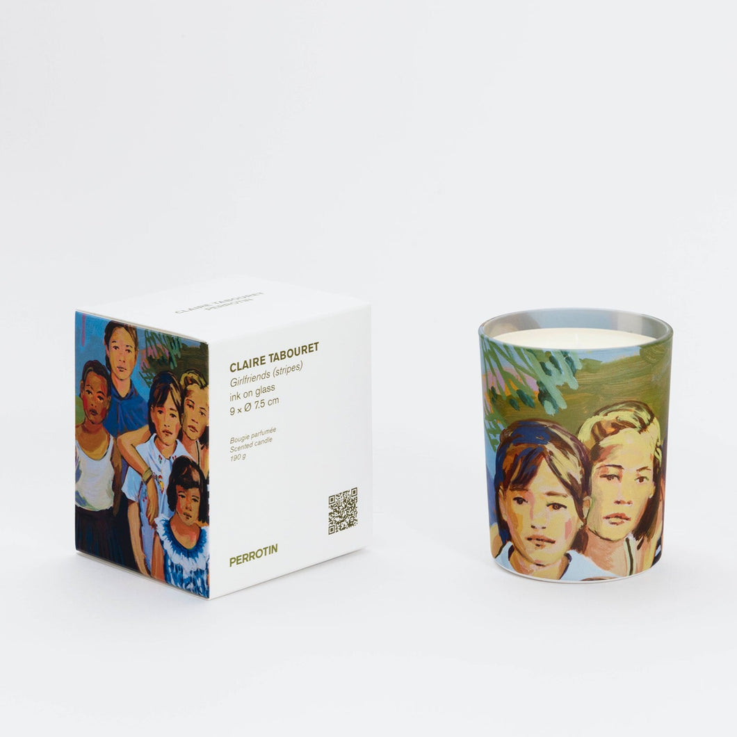 Perrotin x Claire Tabouret - Girlfriends (Stripes) Candle