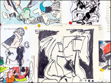 Load image into Gallery viewer, Eddie Martinez - Drawing Papers 134: Studio Wall
