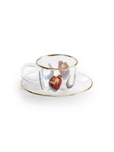 Load image into Gallery viewer, Toiletpaper (Maurizio Cattelan x Pierpaolo Ferrari) - Glass Coffee Cup &amp; Saucer
