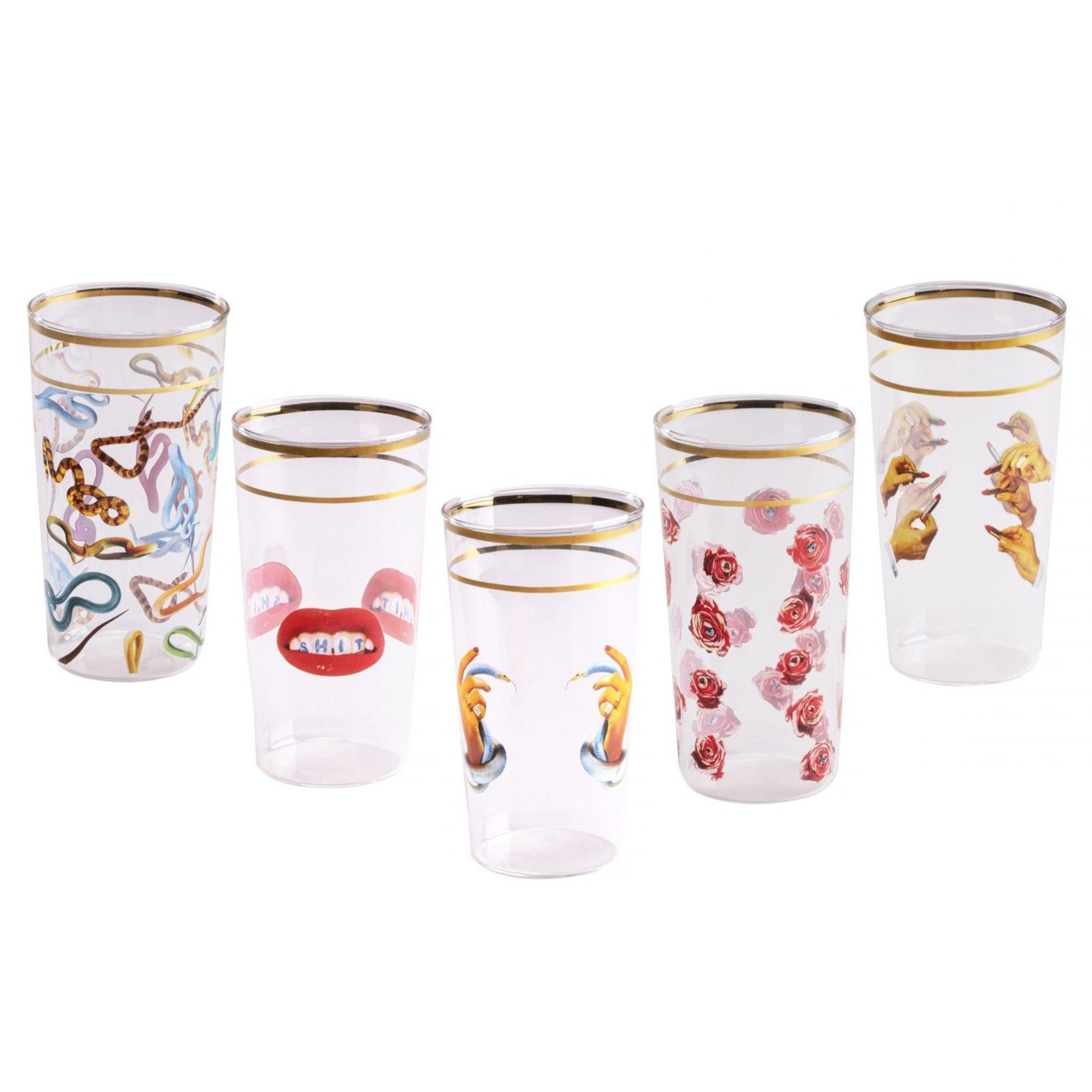 Toiletpaper (Maurizio Cattelan x Pierpaolo Ferrari) - Drinking Glass