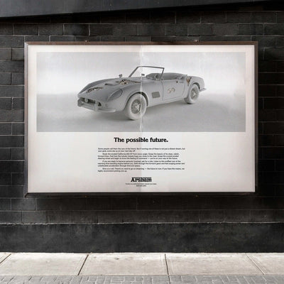 Daniel Arsham - Fictional Advertisement Poster - 250 GT California (Individual)