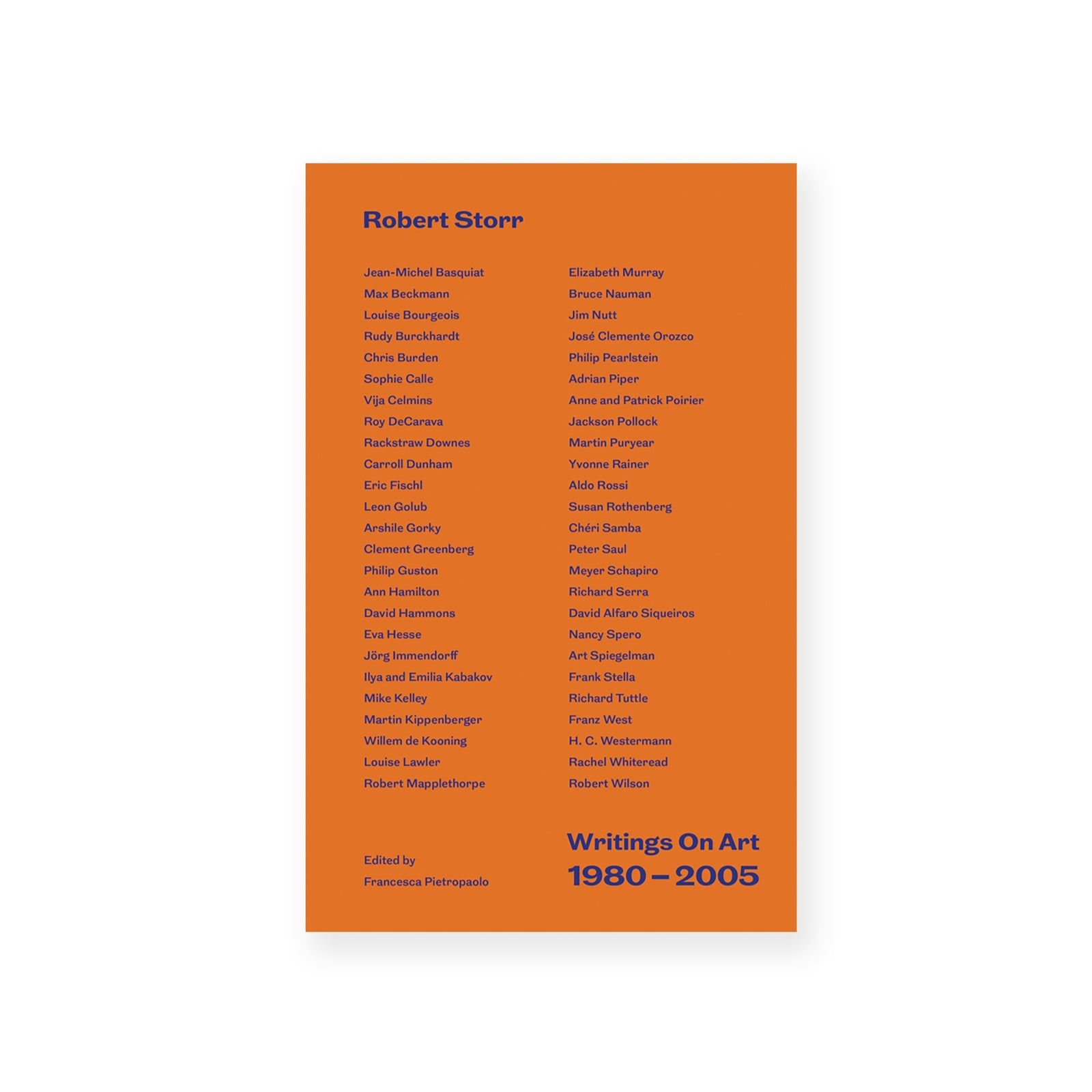 Writings on Art 1980–2005 by Robert Storr