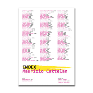 Maurizio Cattelan - Index